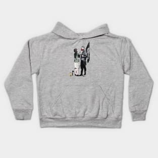 Mum and Anarchist Son Kids Hoodie